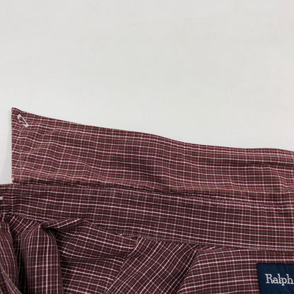 【中古品】【メンズ】 RALPH LAUREN ラルフローレン BLAKE L/S BD CHECK SHIRT ブレーク ボタンダウン 長袖シャツ カジュアルシャツ トップス 146-260427-hn-02-fur サイズ：XL カラー：レッド系 万代Net店