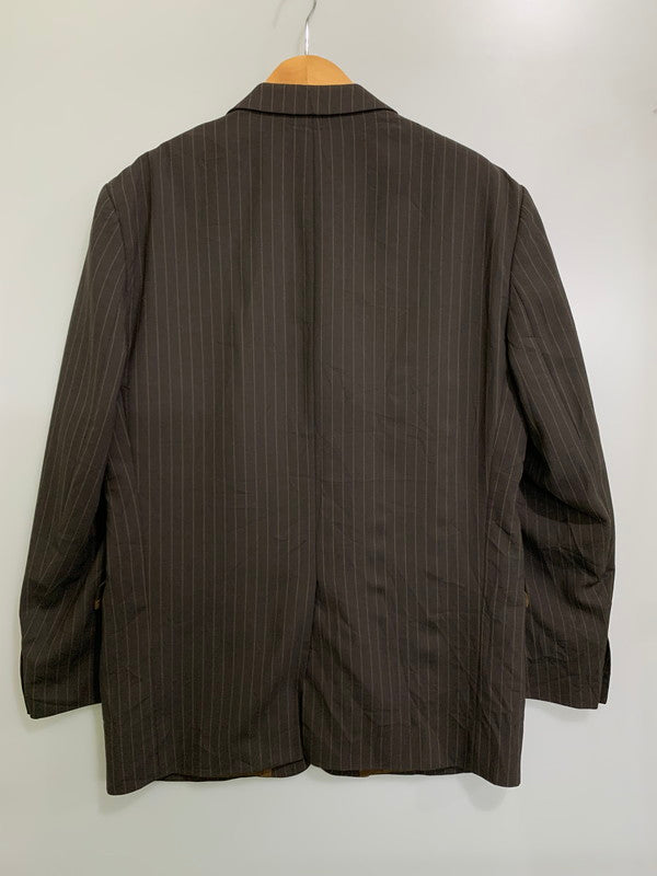 【中古品】【メンズ】  JACK*S ジャック STRIPE 3B TAILORED JACKET ストライプ テーラードジャケット アウター 146-240622-me-27-min サイズ：不明 カラー：ブラウン 万代Net店