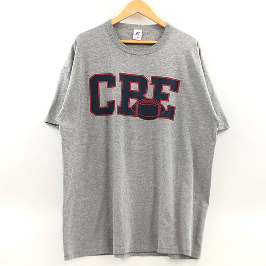 【中古品】【メンズ】 RUSSELL ラッセル 90S "CRE" PRINT S/S TEE 半袖Tシャツ トップス 146-260713-hn-09-fur サイズ：XL カラー：グレー系 万代Net店