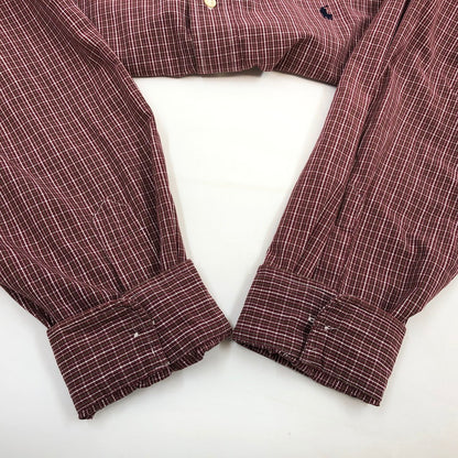 【中古品】【メンズ】 RALPH LAUREN ラルフローレン BLAKE L/S BD CHECK SHIRT ブレーク ボタンダウン 長袖シャツ カジュアルシャツ トップス 146-260427-hn-02-fur サイズ：XL カラー：レッド系 万代Net店