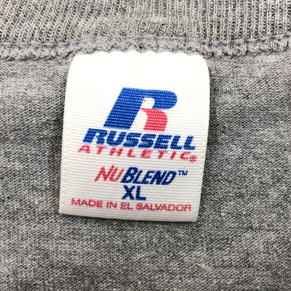 【中古品】【メンズ】 RUSSELL ラッセル 90S "CRE" PRINT S/S TEE 半袖Tシャツ トップス 146-260713-hn-09-fur サイズ：XL カラー：グレー系 万代Net店