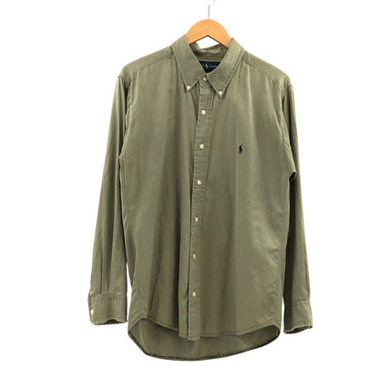 【現状渡し品】【メンズ】 RALPH LAUREN ラルフローレン BLAKE LS BD SHIRT ブレーク ボタンダウン 長袖シャツ カジュアルシャツ トップス 146-260427-hn-03-fur サイズ：XL カラー：グリーン系 万代Net店