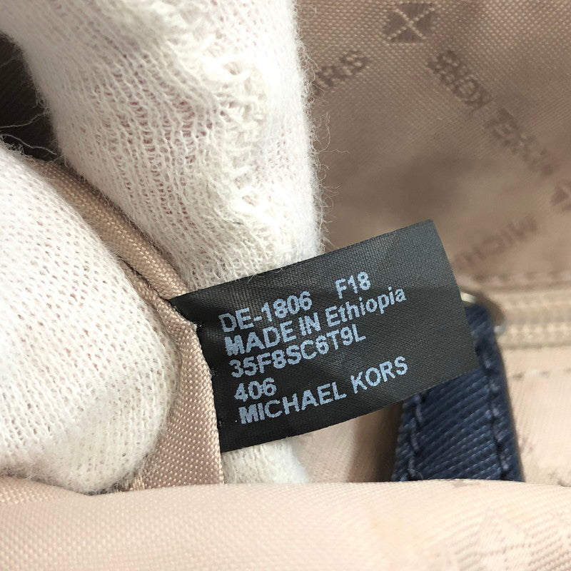 【中古品】【レディース】 Michael Kors マイケルコース 35T8GC6T9L シアラ トートバッグ カバン 188-251120-hn-05-fur カラー：ネイビー系 万代Net店