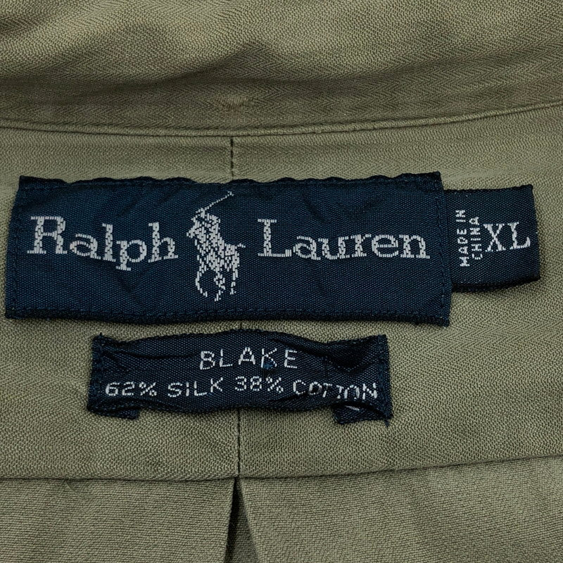 【現状渡し品】【メンズ】 RALPH LAUREN ラルフローレン BLAKE LS BD SHIRT ブレーク ボタンダウン 長袖シャツ カジュアルシャツ トップス 146-260427-hn-03-fur サイズ：XL カラー：グリーン系 万代Net店