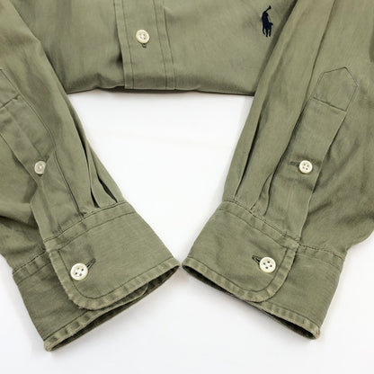 【現状渡し品】【メンズ】 RALPH LAUREN ラルフローレン BLAKE LS BD SHIRT ブレーク ボタンダウン 長袖シャツ カジュアルシャツ トップス 146-260427-hn-03-fur サイズ：XL カラー：グリーン系 万代Net店