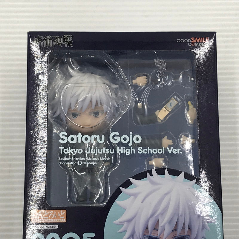 【中古美品】 ねんどろいど 呪術廻戦 五条悟 高専ver. 未開封 箱多少のヤケあり 051-261002-ti-10-tagh 万代Net店