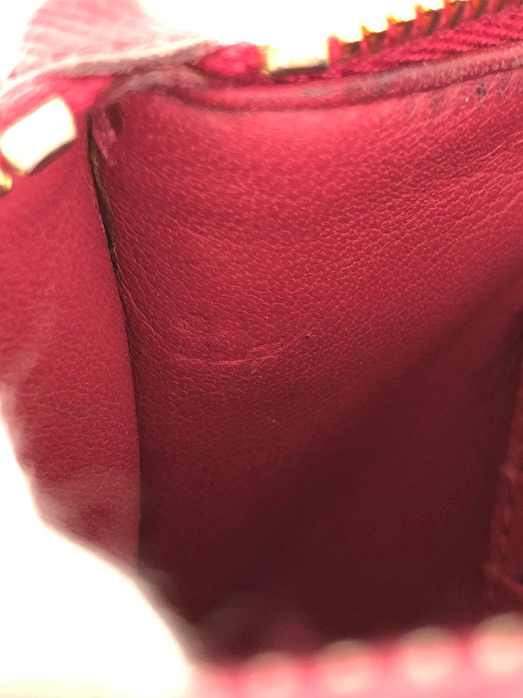 【中古品】【レディース】 PRADA プラダ レザー ポーチ サフィアーノ リボン コスメポーチ 箱付き 181-241226-SY-20-iwa カラー：PINK系 万代Net店