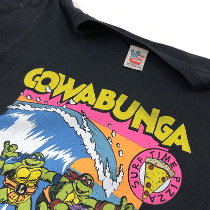 【中古品】【メンズ】 JUNK FOOD ジャンクフード TEENAGE MUTANT NINJA TURTLES PRINT S/S TEE ティーンエイジ・ミュータント・ニンジャ・タートルズ プリント 半袖Tシャツ トップス 146-260718-hn-01-fur サイズ：M カラー：ブラック 万代Net店