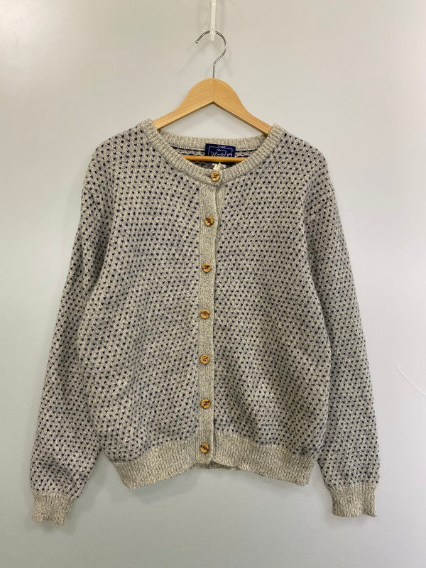 【中古品】【レディース】 WOOLRICH 80'S バーズアイ カーディガン 170-250803-AS-23-min サイズ：L カラー：グレー 万代Net店
