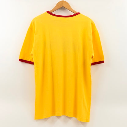 【中古品】【メンズ】 SCOTT PILGRIM スコット・ピルグリム PRINT RINGER S/S TEE プリント リンガー 半袖Tシャツ トップス 146-260718-hn-02-fur サイズ：M カラー：イエロー/レッド 万代Net店