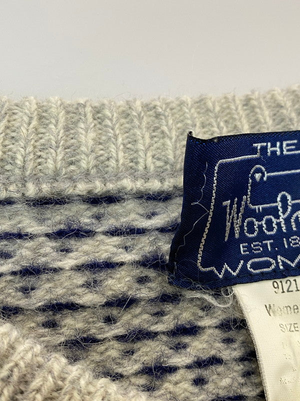 【中古品】【レディース】 WOOLRICH 80'S バーズアイ カーディガン 170-250803-AS-23-min サイズ：L カラー：グレー 万代Net店