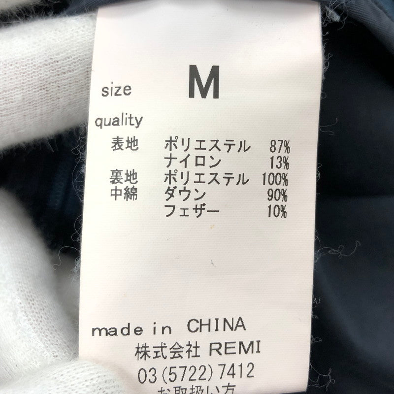 【ジャンク品】【メンズ】 REMI RELIEF レミレリーフ ブルゾン ジャケット アウター 140-241226-hn-07-fur サイズ：M カラー：ネイビー 万代Net店