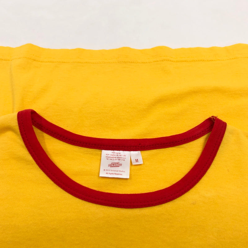 【中古品】【メンズ】 SCOTT PILGRIM スコット・ピルグリム PRINT RINGER S/S TEE プリント リンガー 半袖Tシャツ トップス 146-260718-hn-02-fur サイズ：M カラー：イエロー/レッド 万代Net店