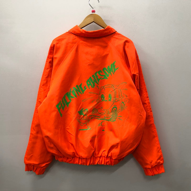 【中古品】【メンズ】  FUCKING AWESOME×HOMERUN ファッキンオーサム×ホームラン 「HIT&RUN」 JACKET ジャケット リバーシブル アウター 142-240313-at-4-tei サイズ：L カラー：ブラック×オレンジ 万代Net店