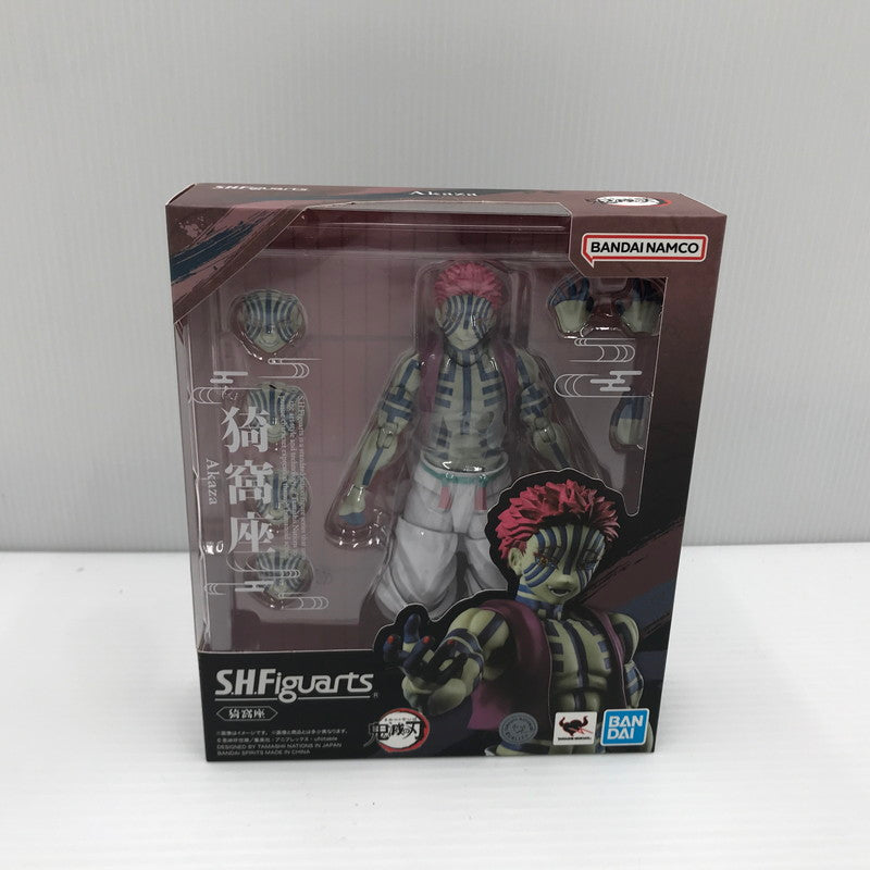 【中古美品】 S.H.Figuarts 鬼滅の刃 猗窩座 未開封 検品跡のテープの二重張りあり 051-260630-ti-04-tagh 万代Net店