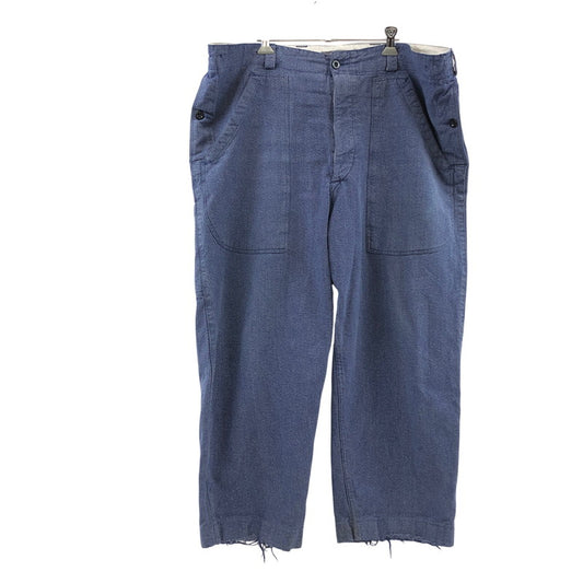 【中古品】【メンズ】 SWISS ARMY スイス軍 WORK PANT ワークパンツ ボトムス 157-260427-hn-05-fur サイズ：56×78 カラー：ブルー系 万代Net店