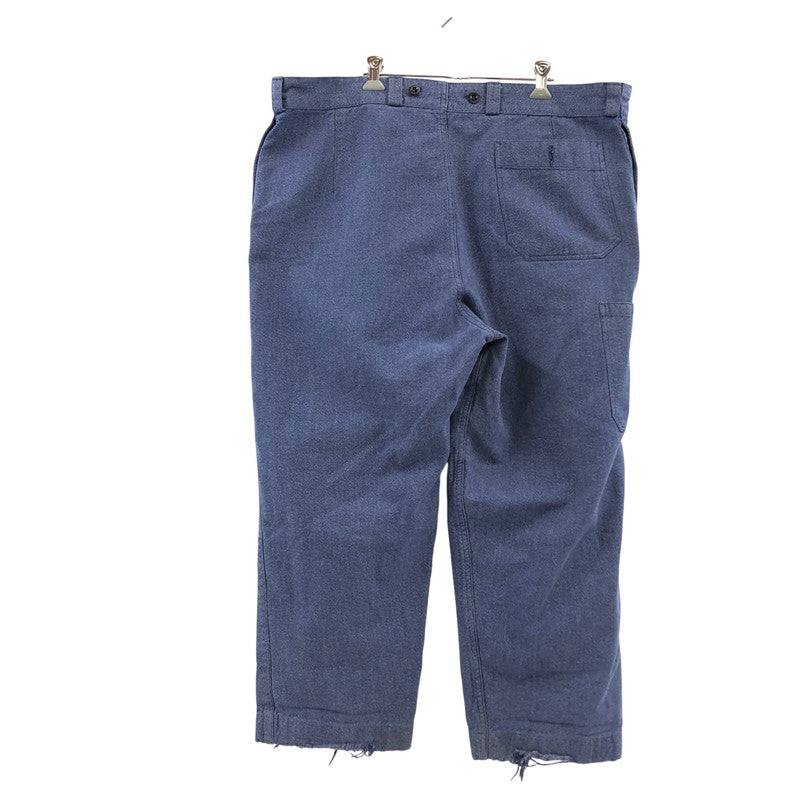 【中古品】【メンズ】 SWISS ARMY スイス軍 WORK PANT ワークパンツ ボトムス 157-260427-hn-05-fur サイズ：56×78 カラー：ブルー系 万代Net店