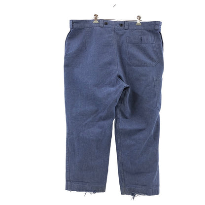 【中古品】【メンズ】 SWISS ARMY スイス軍 WORK PANT ワークパンツ ボトムス 157-260427-hn-05-fur サイズ：56×78 カラー：ブルー系 万代Net店