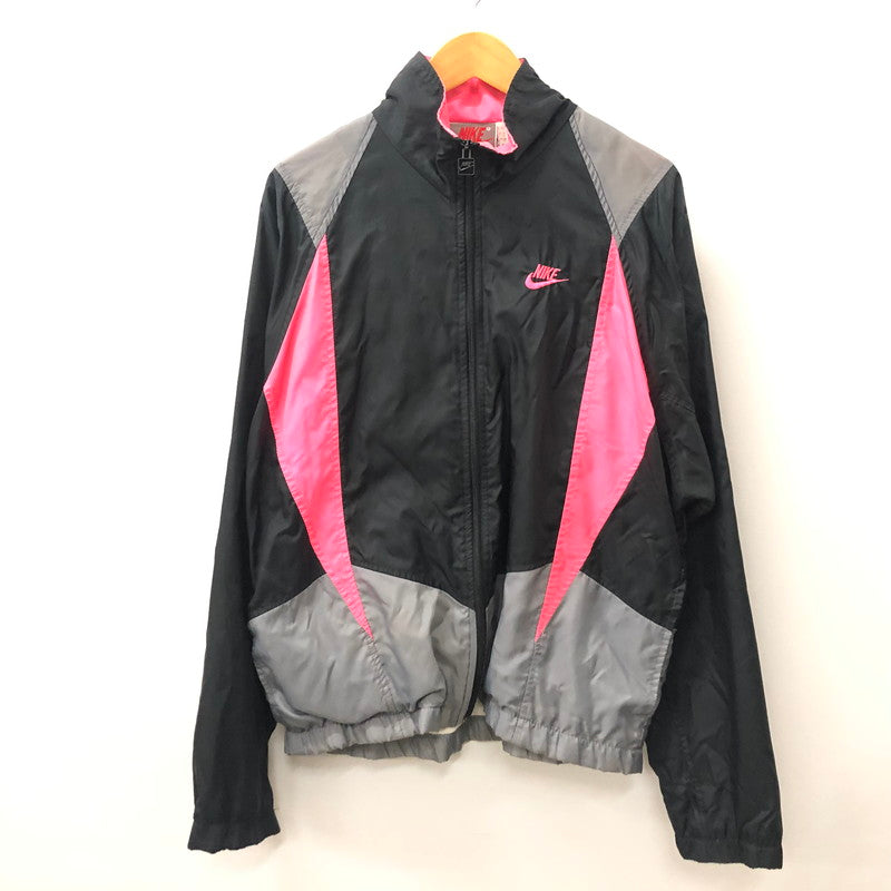 【中古品】【メンズ】 NIKE ナイキ 90'S ナイロンジャケット 90年代  148-240525-tk-8-tei サイズ：M カラー：ブラックピンク 万代Net店