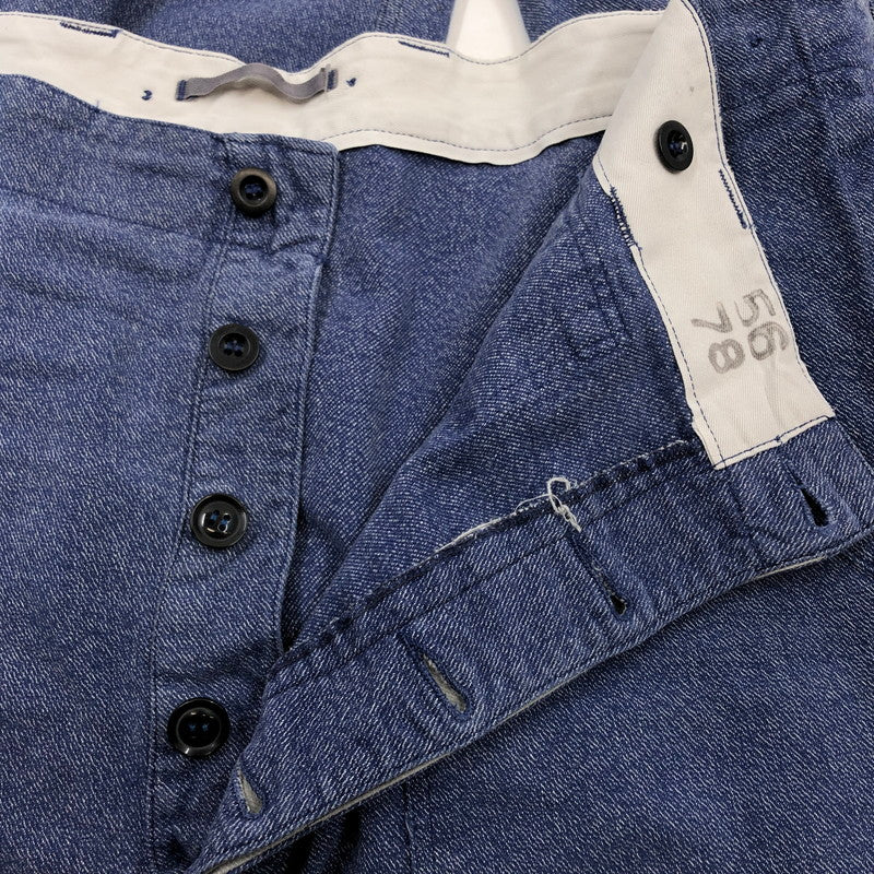 【中古品】【メンズ】 SWISS ARMY スイス軍 WORK PANT ワークパンツ ボトムス 157-260427-hn-05-fur サイズ：56×78 カラー：ブルー系 万代Net店