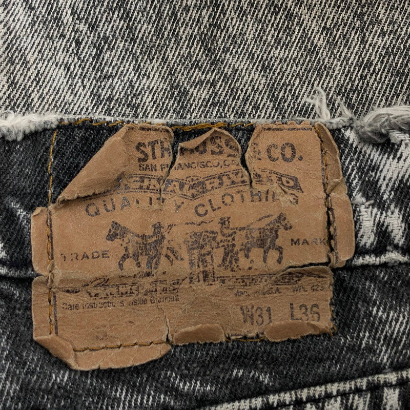 【ジャンク品】【メンズ】 LEVI'S リーバイス 90S GALACTIC WASH 550 DENIM PANT 550-4158 刻印575 ギャラクティックウォッシュ デニムパンツ ボトムス 157-260427-hn-06-fur サイズ：W31 L36 カラー：ブラック 万代Net店