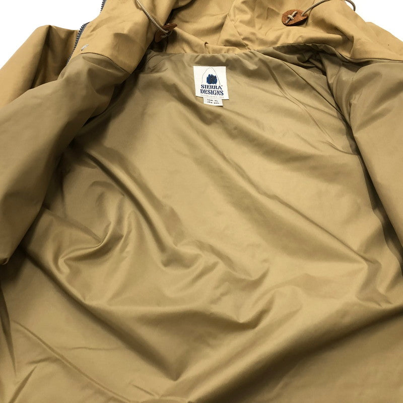 【中古美品】【メンズ】 SIERRA DESIGNS シエラデザインズ  MOUNTAIN TRAIL PARKA マウンテン トレイル パーカー ジャケット アウター 144-240422-yo-1-tei サイズ：XXL カラー：ベージュ 万代Net店