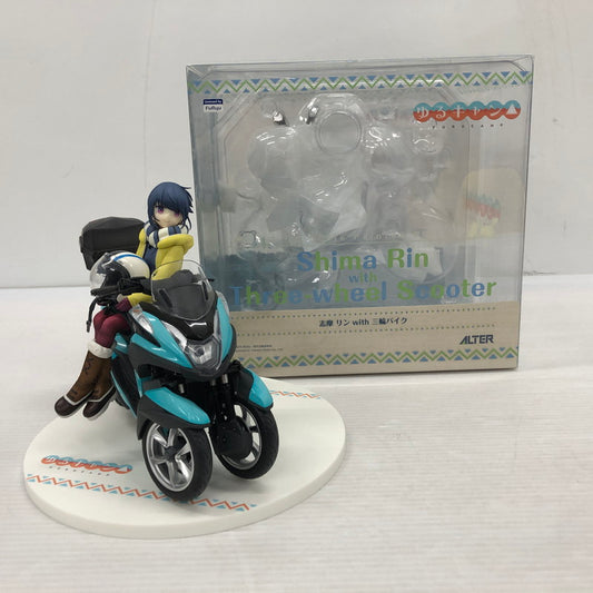 【中古品】 ゆるキャン△ 志摩リン with 三輪バイク 1/10 アルター 053-260628-ns-1-tei 万代Net店
