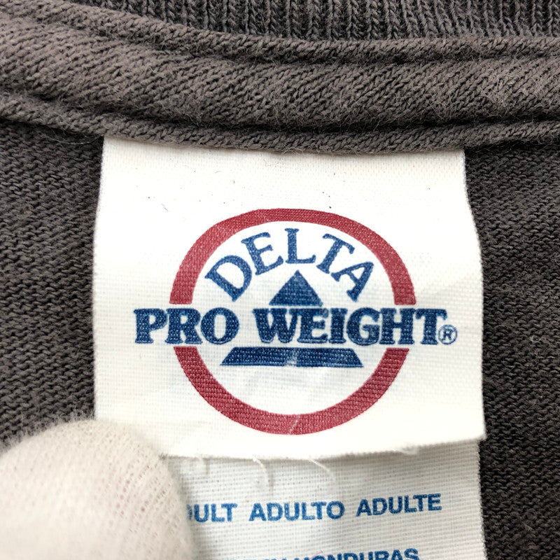 【現状渡し品】【メンズ】 DELTA PRO WEIGHT デルタ プロ ウェイト SKULL PRINT S/S TEE スカルプリント 半袖Tシャツ トップス 146-260427-hn-08-fur サイズ：L カラー：チャコール系 万代Net店