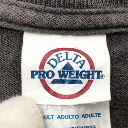【現状渡し品】【メンズ】 DELTA PRO WEIGHT デルタ プロ ウェイト SKULL PRINT S/S TEE スカルプリント 半袖Tシャツ トップス 146-260427-hn-08-fur サイズ：L カラー：チャコール系 万代Net店
