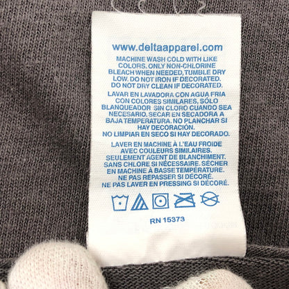 【現状渡し品】【メンズ】 DELTA PRO WEIGHT デルタ プロ ウェイト SKULL PRINT S/S TEE スカルプリント 半袖Tシャツ トップス 146-260427-hn-08-fur サイズ：L カラー：チャコール系 万代Net店