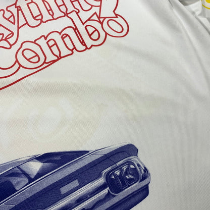 【中古品】【メンズ】 Calvin klein Jeans カルバンクラインジーンズ メッシュ長袖Tシャツ トップス ブランド 古着 141-260214-gm-09-fuz サイズ：S カラー：ホワイト 万代Net店