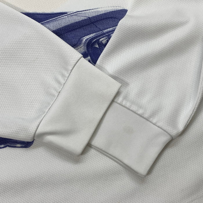 【中古品】【メンズ】 Calvin klein Jeans カルバンクラインジーンズ メッシュ長袖Tシャツ トップス ブランド 古着 141-260214-gm-09-fuz サイズ：S カラー：ホワイト 万代Net店