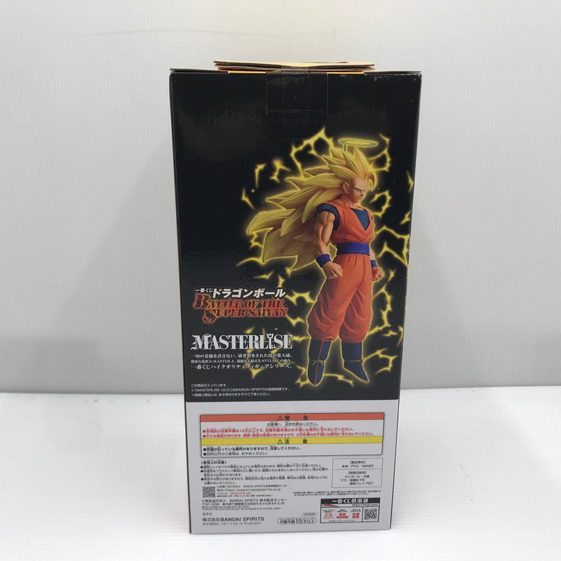【中古美品】 一番くじ ドラゴンボール BATTLE OF THE SUPER SAIYAN A賞 超サイヤ人3孫悟空 MASTERLISE 未開封 上面1箇所にテープ二重張りあり 050-260630-ti-11-tagh 万代Net店
