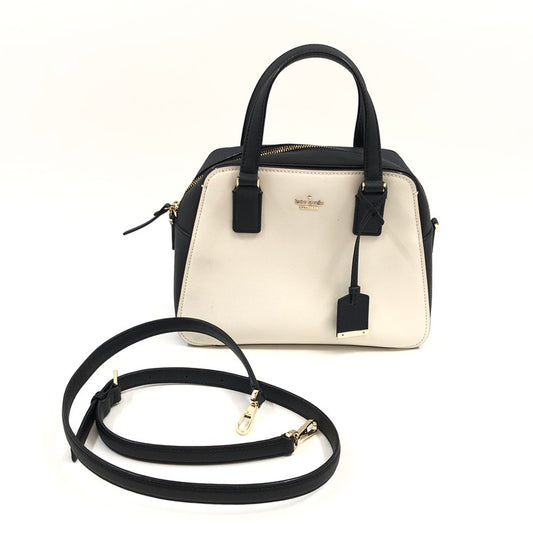 【中古品】【レディース】 Kate Spade ケイトスペード CAMERON STREET LITTLE BABE キャメロンストリート リトルベイブ 2WAYバッグ ショルダーバッグ ハンドバッグ カバン 188-260202-hn-04-fur カラー：ホワイト/ブラック 万代Net店