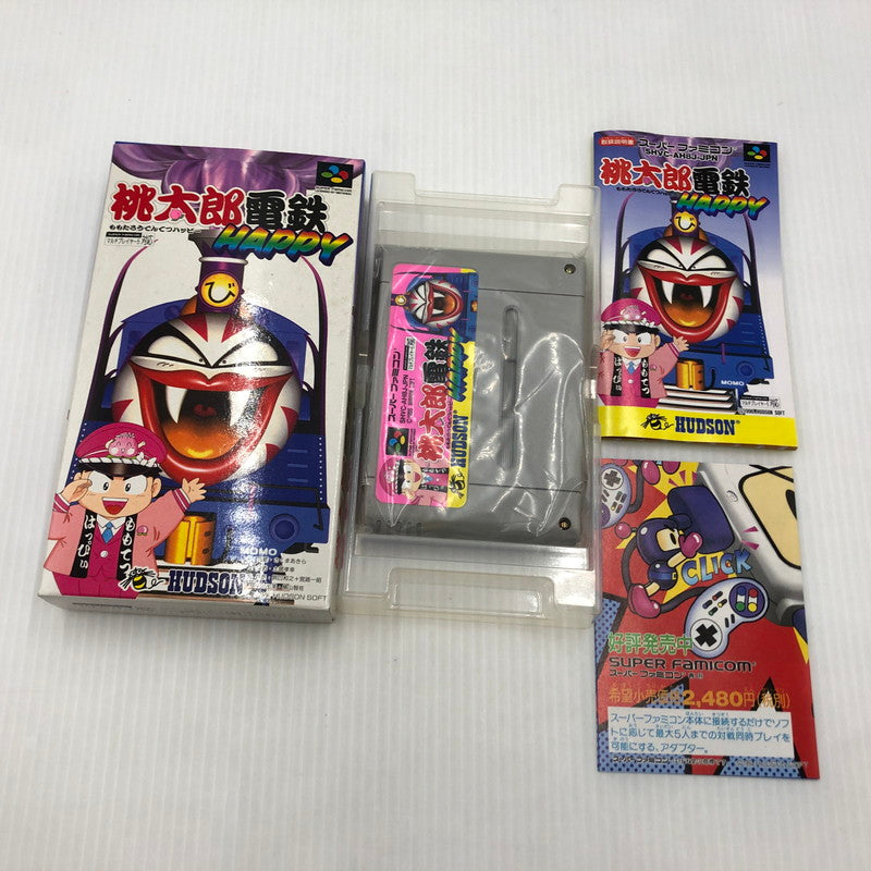【中古品】 桃太郎電鉄HAPPY スーパーファミコンソフト SFC 023-260910-ns-06-teih 万代Net店