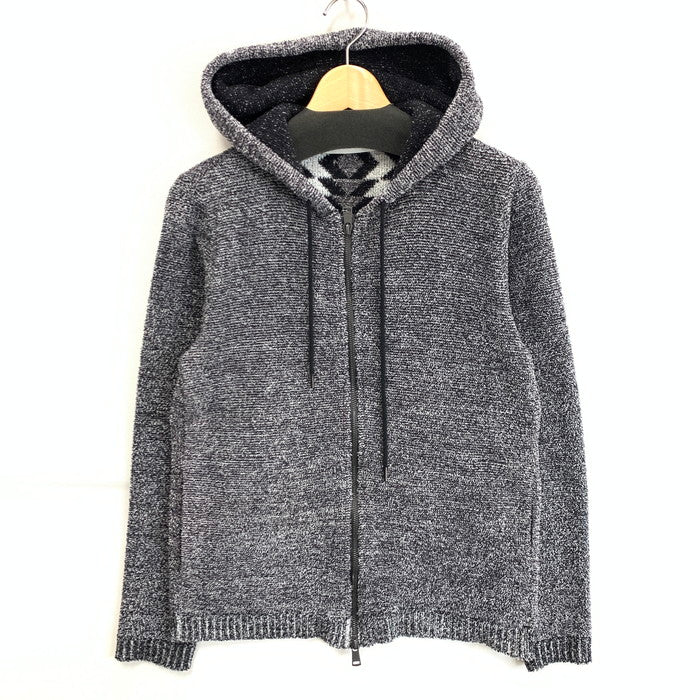 【中古美品】【メンズ】 SEAGREEN フリース ジップパーカー ブランド 古着 140-260214-gm-14-fuz サイズ：01 カラー：ブラック 万代Net店