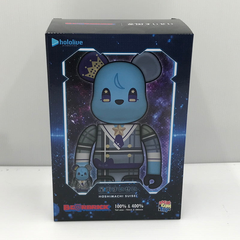 【中古美品】 hololive × BE@RBRICK 星街すいせい 100％ ＆ 400％ ホロライブ ベアブリック 未開封 箱キズあり 053-260630-ti-13-tagh 万代Net店