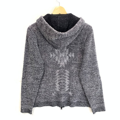 【中古美品】【メンズ】 SEAGREEN フリース ジップパーカー ブランド 古着 140-260214-gm-14-fuz サイズ：01 カラー：ブラック 万代Net店