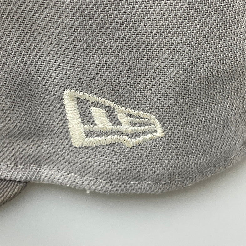 【中古品】【メンズ】 NEW ERA ニューエラ 59FIFTY ミルウォーキー・ブルワーズ CHROME ANNIVERSARY キャップ 185-260421-SS-07-iwa サイズ：7 3/4 カラー：グレー ホワイト 万代Net店