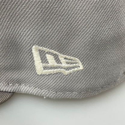 【中古品】【メンズ】 NEW ERA ニューエラ 59FIFTY ミルウォーキー・ブルワーズ CHROME ANNIVERSARY キャップ 185-260421-SS-07-iwa サイズ：7 3/4 カラー：グレー ホワイト 万代Net店