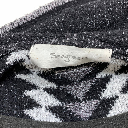 【中古美品】【メンズ】 SEAGREEN フリース ジップパーカー ブランド 古着 140-260214-gm-14-fuz サイズ：01 カラー：ブラック 万代Net店