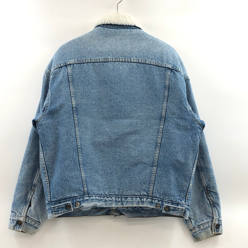 【中古品】【メンズ】 LEVI'S リーバイス DENIM BOA JACKET 70609-0214 USA製 デニムボアジャケット アウター 146-261010-hn-02-fur サイズ：L カラー：インディゴ/ホワイト 万代Net店
