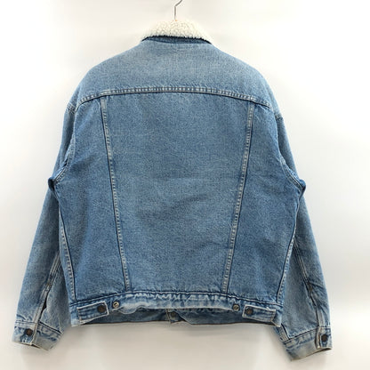 【中古品】【メンズ】 LEVI'S リーバイス DENIM BOA JACKET 70609-0214 USA製 デニムボアジャケット アウター 146-261010-hn-02-fur サイズ：L カラー：インディゴ/ホワイト 万代Net店