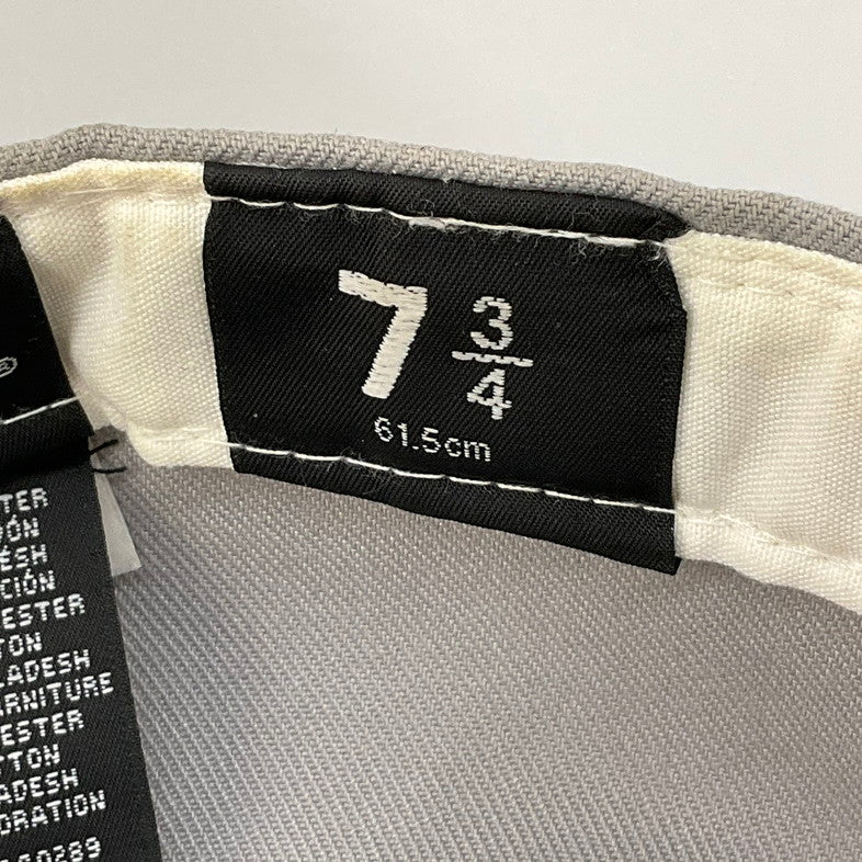 【中古品】【メンズ】 NEW ERA ニューエラ 59FIFTY ミルウォーキー・ブルワーズ CHROME ANNIVERSARY キャップ 185-260421-SS-07-iwa サイズ：7 3/4 カラー：グレー ホワイト 万代Net店
