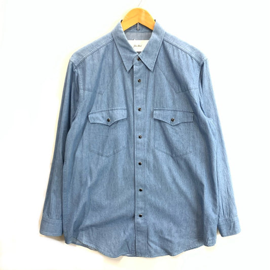 【中古品】【メンズ】 JULIEN DAVID 長袖シャツ ブランド 古着 142-260214-gm-16-fuz サイズ：S カラー：ブルー 万代Net店