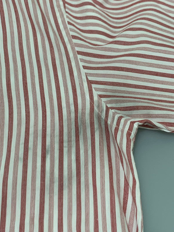 【中古品】【メンズ】 IM PRODUCT ISSEY MIYAKE アイム プロダクト イッセイミヤケ ストライプシャツ メンズ 半袖 ショートスリーブ 140-260702-hu-16-min サイズ：M カラー：レッド系（ストライプ） 万代Net店