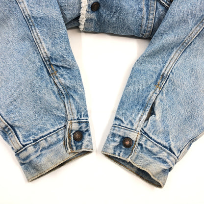 【中古品】【メンズ】 LEVI'S リーバイス DENIM BOA JACKET 70609-0214 USA製 デニムボアジャケット アウター 146-261010-hn-02-fur サイズ：L カラー：インディゴ/ホワイト 万代Net店