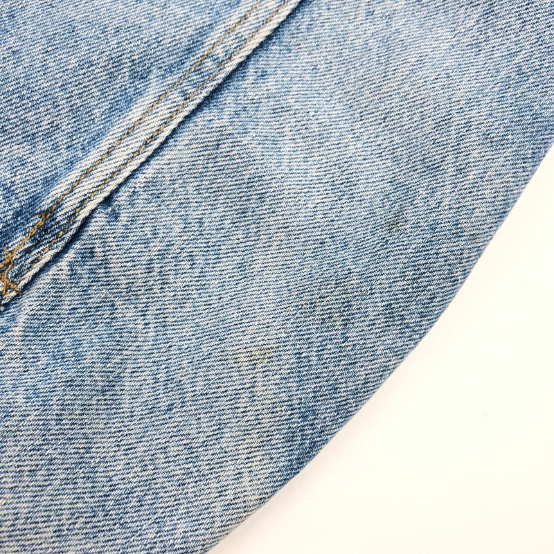 【中古品】【メンズ】 LEVI'S リーバイス DENIM BOA JACKET 70609-0214 USA製 デニムボアジャケット アウター 146-261010-hn-02-fur サイズ：L カラー：インディゴ/ホワイト 万代Net店