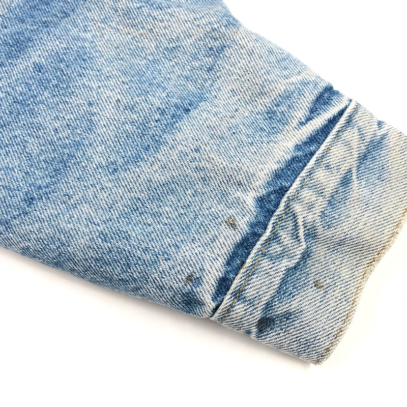 【中古品】【メンズ】 LEVI'S リーバイス DENIM BOA JACKET 70609-0214 USA製 デニムボアジャケット アウター 146-261010-hn-02-fur サイズ：L カラー：インディゴ/ホワイト 万代Net店