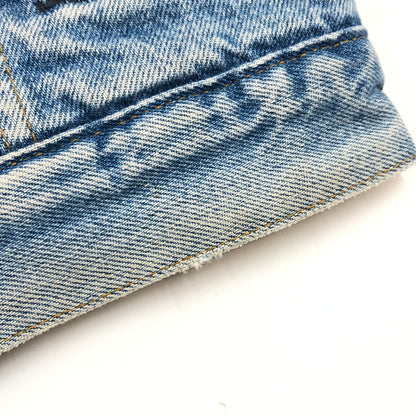 【中古品】【メンズ】 LEVI'S リーバイス DENIM BOA JACKET 70609-0214 USA製 デニムボアジャケット アウター 146-261010-hn-02-fur サイズ：L カラー：インディゴ/ホワイト 万代Net店